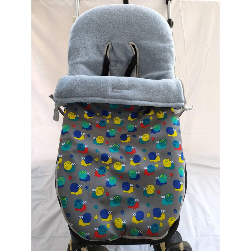 moon-bebe Universal cotton footmuff for pushchairs, brown