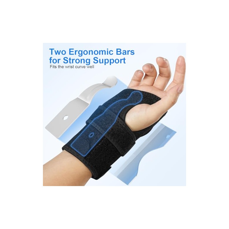 Beugo Carpal Tunnel Wrist Support Brace, Hand Support (Left Hand)