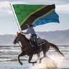 KOSPOGO Double-Sided Flag Of Tanzania Flag Durable Outdoor 5x8 Ft