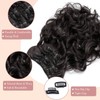 Dcbaboo Clip-In Hair Extensions, Wavy Clip-In Hairpiece, Wavy, 6 Pieces,