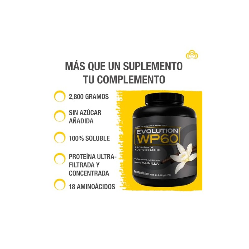 EVOLUTION, Protena de Suero de Leche, WP60, Whey Protein, 18