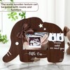 Threehoney Baby Sonogram Picture Frame Ultrasound Photo Frame Countdown Weeks