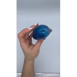 trendy squishy toy light blue dolphin to relax