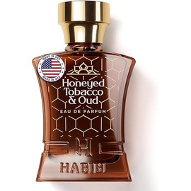 H HABIBI Honeyed Tobacco & Oud Arabian Cologne For Men, Eau De Parfum Spray (2.5 Oz) Long-lasting Perfume For Men With Woody, Smokey & Sweet Notes