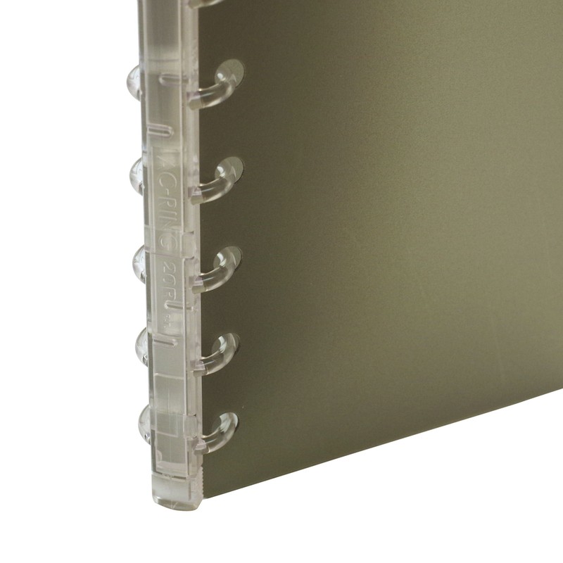 Mini 6 Hole CRF-6H System Binder (System Organizer Binder) [Clear]