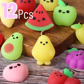 Mr. Pen Squishy Toys for Kids - 12 pcs, Squishies with Squishy Animals and Squishy Party Favors