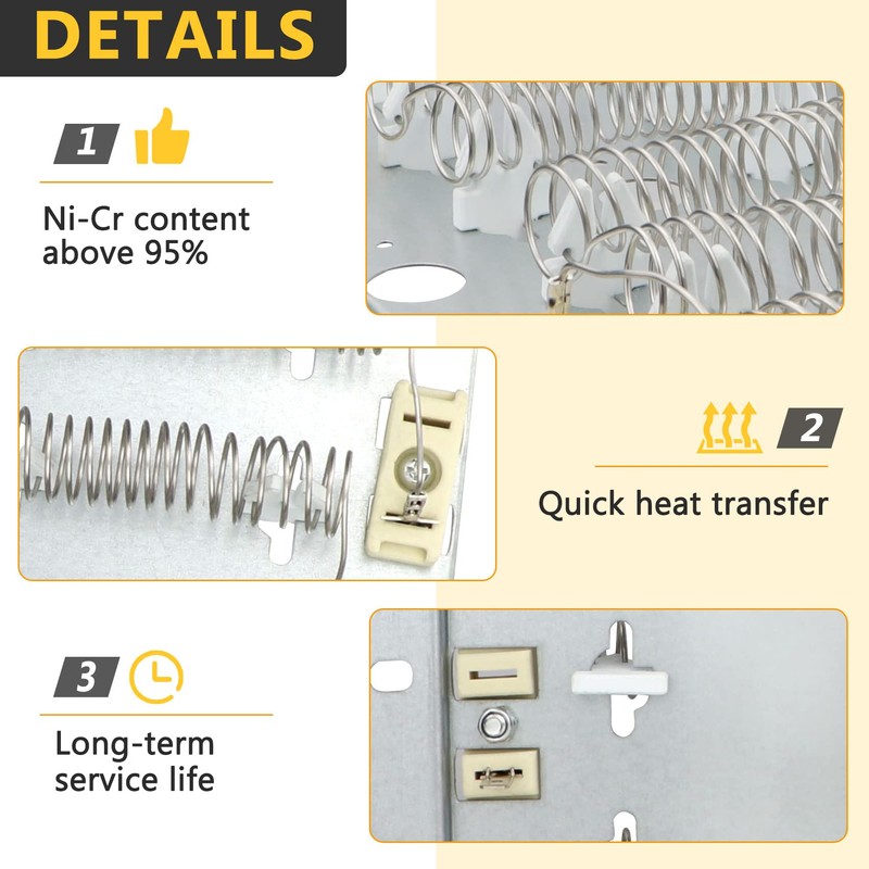 D510329P, WPY503978, 510329P, Dryer Heating Element for Speed Queen Maytag