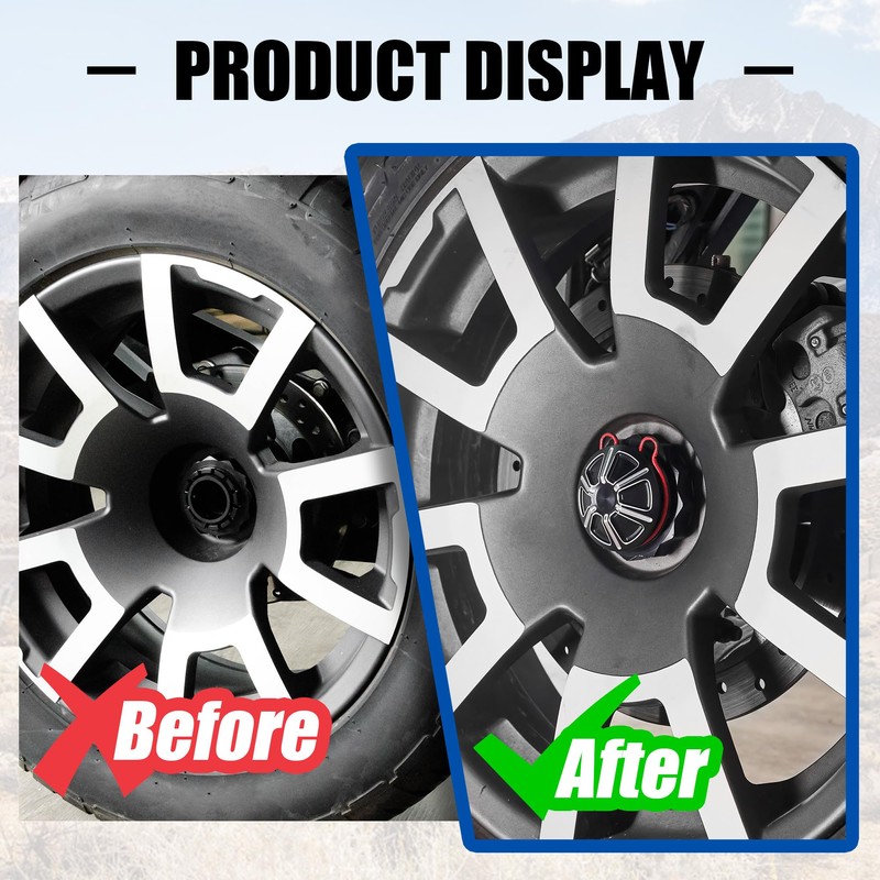 Axle Cap & Wheel Bearing Covers Set for Can-Am Ryker