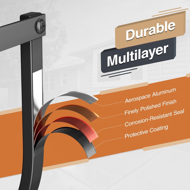 Garden Hose Holder Wall Mount - Metal Water Hose Hanger