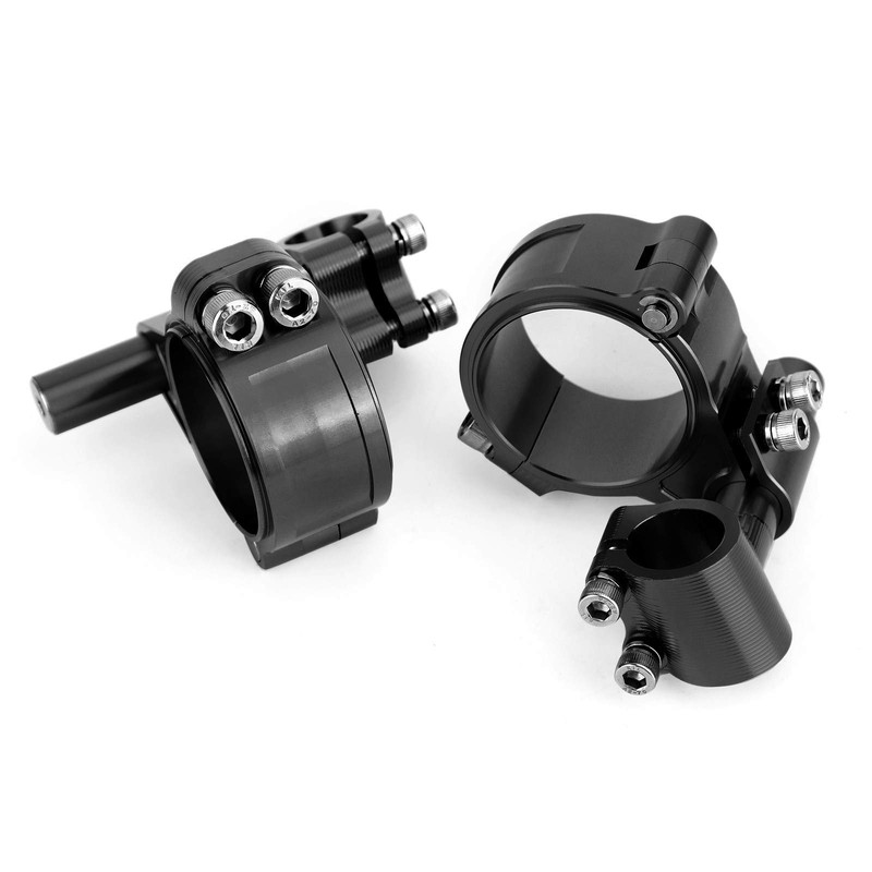 MAD HORNETS Universal Motorcycle Adjustable Rotatable Billet CNC Aluminum Clip