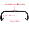 Vintage Classic Handles Aluminum Alloy Bike Handlebar for Mountain Road