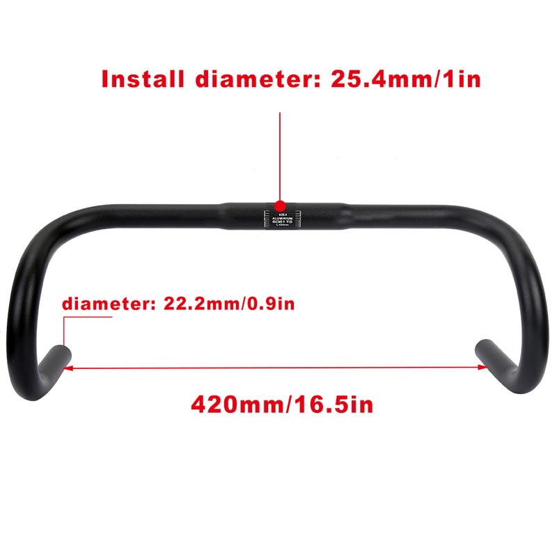 Vintage Classic Handles Aluminum Alloy Bike Handlebar for Mountain Road