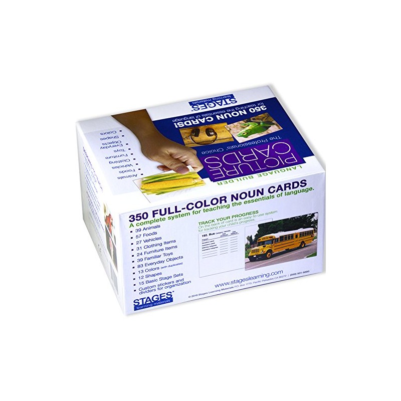 Stages Learning Materials Language Builder Picture Noun Flash Cards Photo
