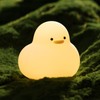 Night Light Cute Cartoon Appearance Silicone Night Lamp with Data