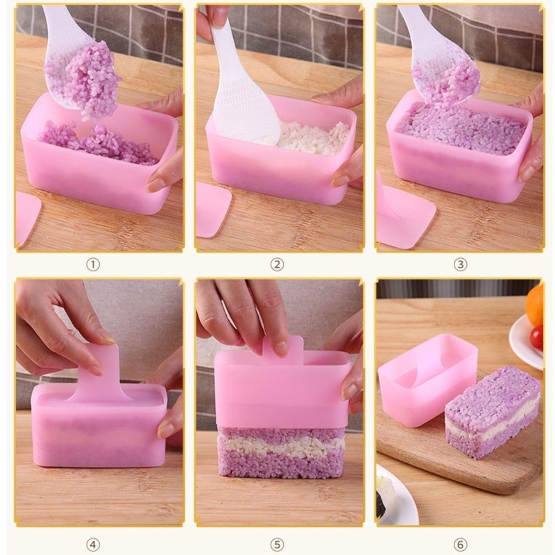 3 Pack Onigiri Mold, Triangle Rice Ball Mold Maker, Musubi