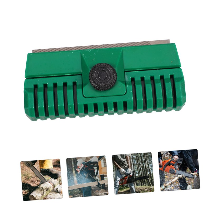 Kisangel 2pcs Chainsaw Chain Rail Plastic Chainsaw Guide Bar Dressing