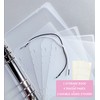 Press On Nail Organizer,Press On Nail Packaging,Removable Loose-Leaf Storage Book