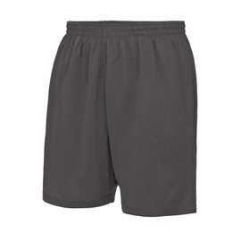 Just Cool Mens Sports Shorts (XL) (Charcoal)