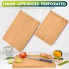 Durable Bamboo Cutting Boards for Kitchen – 3-Piece Set with