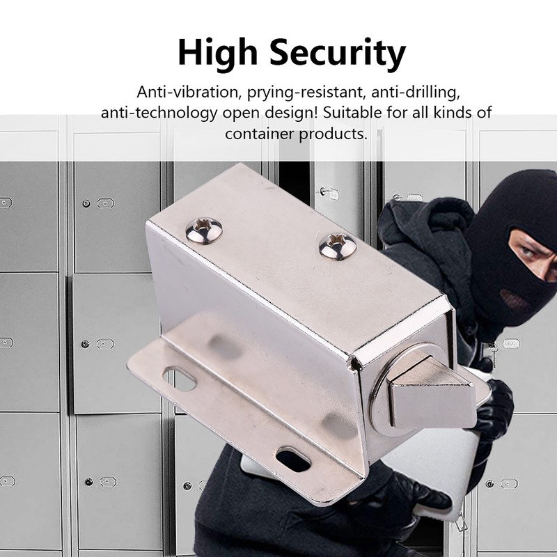 Solenoid Electromagnetic Electric Lock Access Control for Door Cabinet Drawer