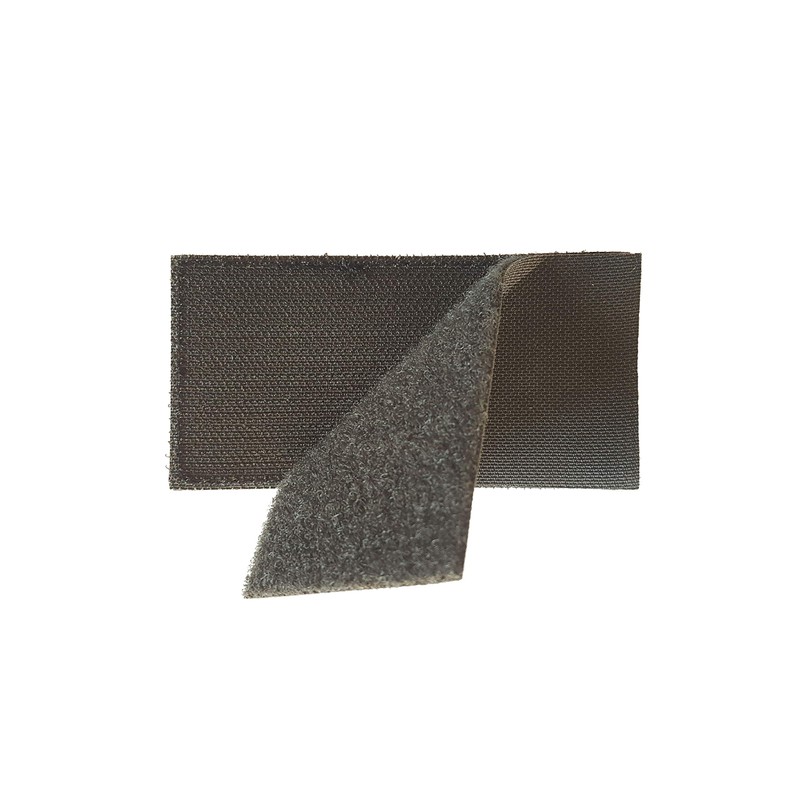 PVC Morale Patch - Canadian Flag - Black/Grey 1.5"x3"F