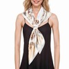 RIIQIICHY 35.4 inches (90 cm) Scarf, Women's, Square Large Scarf,