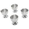 4PCS Egg Cup Set 40ml Stainless Steel High Temperature Resistant