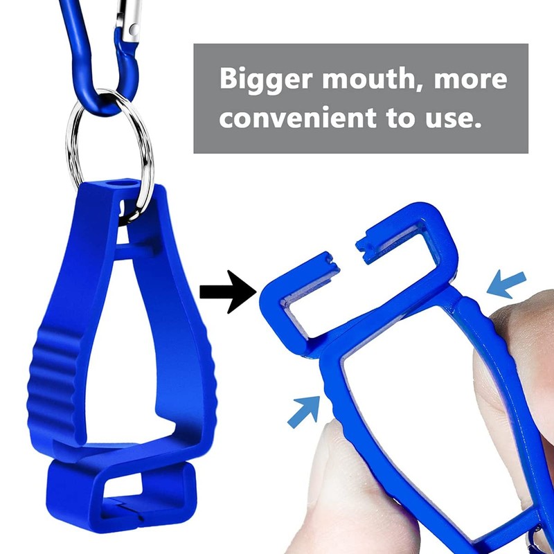 8pcs Glove Clips for Work Glove Holders Glove Belt Clip