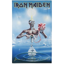 Iron Maiden Seventh Son of a Seventh Son Unisex Flagge Multicolor 100% Polyester Band-Merch, Bands