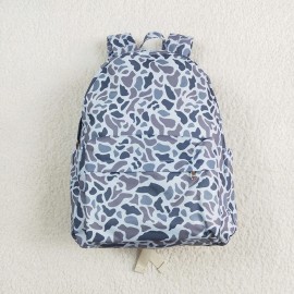 USA RTS Baby Kids Brown Camo Hunting Boutique Back to School Fashion Wholesale Kids Children Canvas Boutique Backpacks BagsColor: BA0260