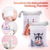 ueslwser Pack of 2 Nappy Bags, Wet Bags, Nappy Bag,