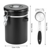 1.8L 304 Stainless Steel Sealing Can Airtight Storage Container with