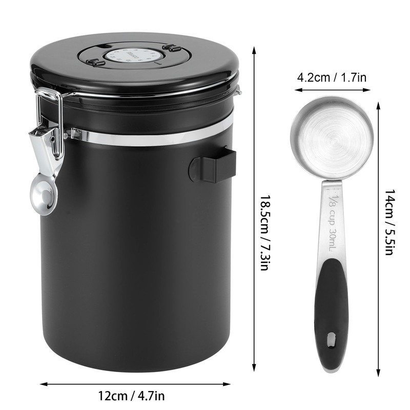 1.8L 304 Stainless Steel Sealing Can Airtight Storage Container with