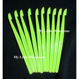 Tupperware Citrus peelers orange Grapefruit Gadget Set of 10 Green ~NEW