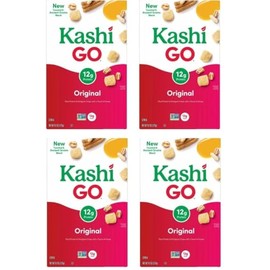 Generic KashiGo - Cold Breakfast Cereal - Vegan Protein - Original - 9.7 Oz Box - Pack of 4