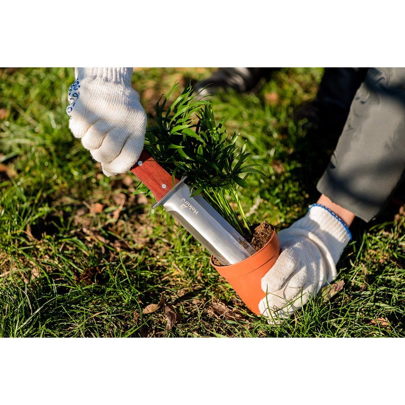 Hori Hori Knife - Landscaping, Digging, Weeding, Cutting, Planting Gardening