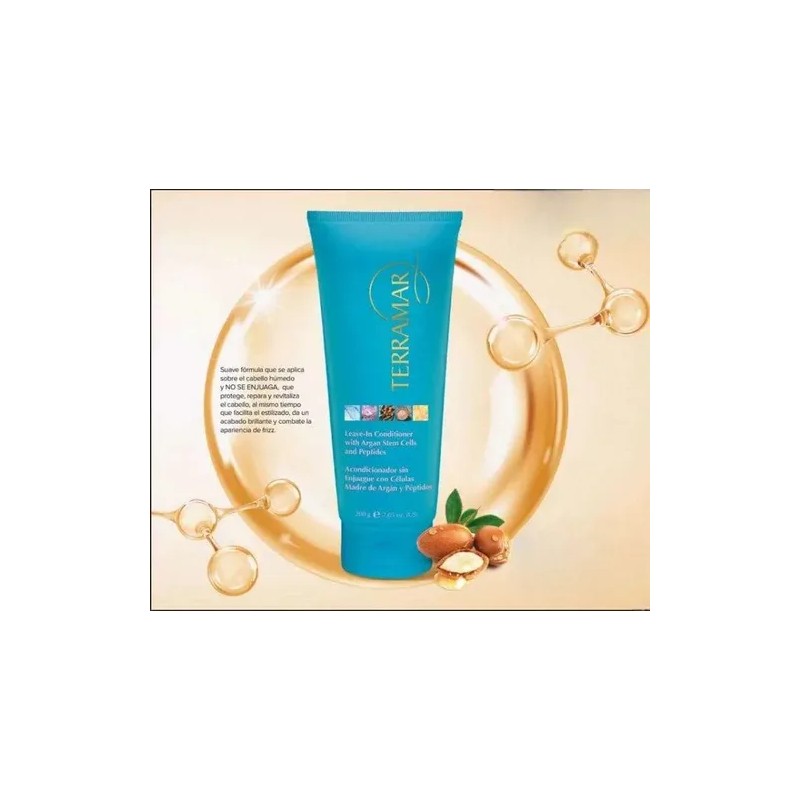 Acondicionador Sin Enjuague Células Madre Argan Y Peptidos