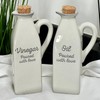 Ceramic Oil and Vinegar Bottle Set Speckled Grey Table Kitchenware