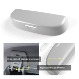 YEE PIN Glasses Case for Jeep Compass MP 2017-2022 2023 2024 Car Sun Visor Organiser Sunglasses Holder Car Glasses Holder Storage Box Organiser