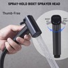 HOMYEP Brass Handheld Bidet Sprayer Attachment for Toilet, Bathroom Vanity