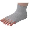 Unilock Thimble Health Socks with Elastic L (Light Gray)