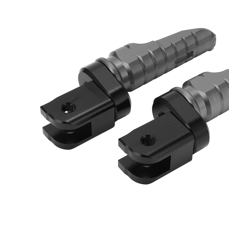 Front Footrests, Motorcycle Aluminium Alloy Foot Pegs Pedal Replacement Part