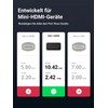 Techrum Mini HDMI Adapter Mini HDMI to HDMI Cable 4K