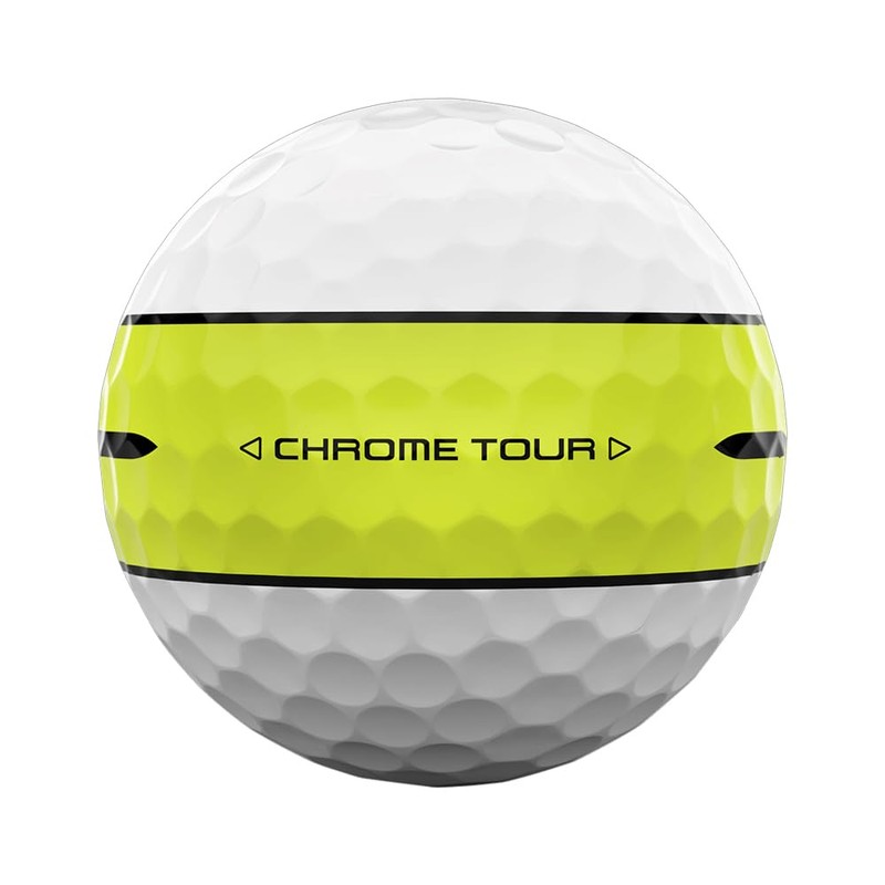 Callaway Golf Cromado Tour 360 - Pelota de Golf (Amarillo)