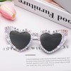 Etercycle Etercycle Bride Sunglasses For Bachelorette, Heart Glasses Bride To