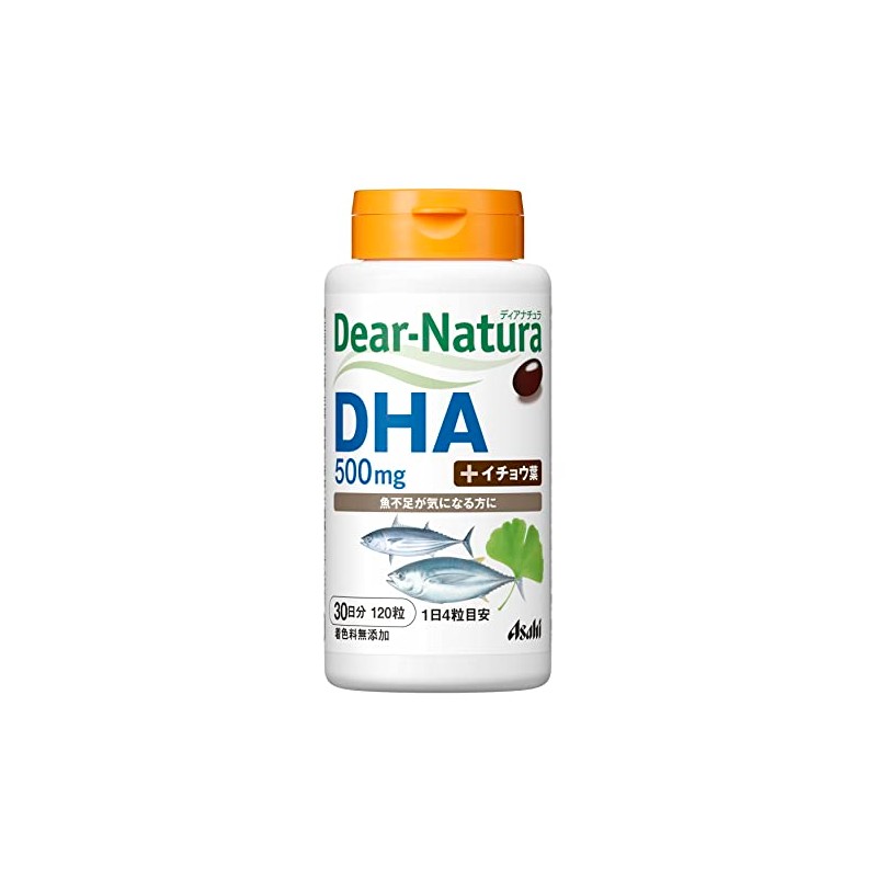 Dear-Natura DHA with Ginkgo Leaves 120 Tablets (30-Day Supply) Asahi