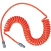 TRUSCO(トラスコ) ウレタンコイルホース 5.6m オレンジ UCH-7