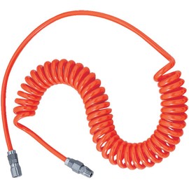 TRUSCO(トラスコ) ウレタンコイルホース 5.6m オレンジ UCH-7