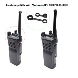 LUAATT Anti-Rotate Volume/Channel Knob Cover Compatible with Motorola APX 6000/7000/8000,1 Set Volume/Channel Knob Cover Open Top