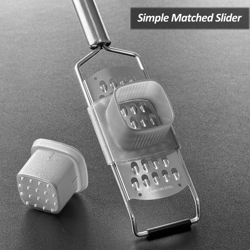 Vovoly 4-Pcs Pro Set Zester Grater Set, Cheese Grater with